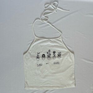 Plants are Friends Halter Top from PacSun. Size: One Size.